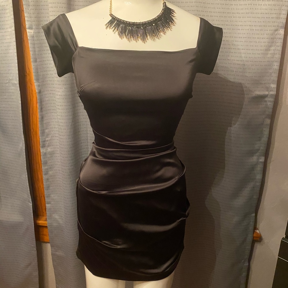 Little black dress.